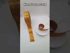 Tripas de salsicha de plástico de alta barreira dourada para venda