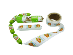 Embalçados de plástico para salsichas Custom Wholesale flexografia impressão em cores em embalagens de plástico