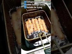 Comércio a retalho de caixas de salsichas Caixas de colágeno natural comestíveis para salsichas