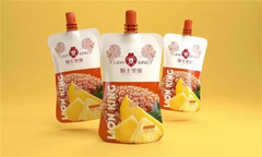 Impressão de logotipo personalizado de qualidade alimentar Sacos de bolsas de pé com bocal de sucção