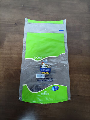 Personalize sacos de frango congelados termorretráteis transparentes para impressão de logotipo