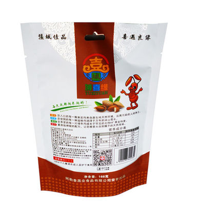 Kingred customizable imprimido Stand Up Food Packaging pouches para snack bag