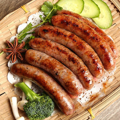 Invólucros de Colágeno de Couro de Vaca Certificados Halal 15 metros/fio para Salsichas Comestíveis