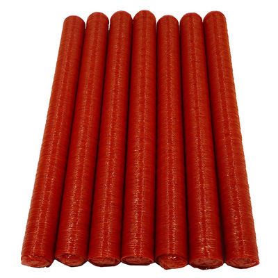 Cor vermelho-vermelho de alta permeabilidade Capa de celulose fumosa Capa de salsicha vegana