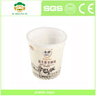 Copo plástico Compostable do gelado dos copos 100ml do iogurte do PLA PP biodegradável