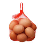 Comprimento amarelo vermelho descartável de Mesh Fruit And Vegetable Bags 35cm 40cm com grampos