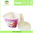 O iogurte plástico do triângulo do ISO de FDA coloca copos do gelado 6Oz com tampas