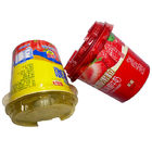 Copos plásticos descartáveis redondos do iogurte com colher 1,5 - 20grams