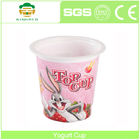 O iogurte plástico do PLA dos PP do produto comestível coloca o copo do gelado 300ml nenhum escapamento