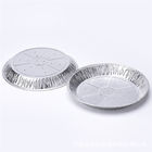Bandeja redonda de prata da repreensão de Turquia da folha do Natal das bandejas da folha de alumínio