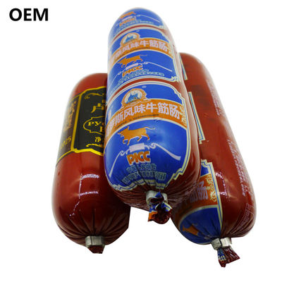 Filme para Embutidos de Linguiça PA e Filme Termoencolhível de Nylon com Coextrusão de 5 Camadas, Encolhimento de 12%-25% e Espessura de 25um-75um para Embalagem de Linguiça de Carne