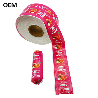 Polyamide Sausage Casings Calibre 60mm Logotipo personalizado Flexografia Impressão Sausage Casings