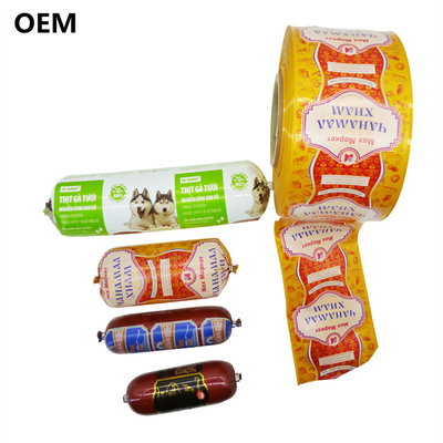 Saciaria de qualidade alimentar sem perfume Cascas de plástico Custom Flexografia Impressão de logotipo Cascas de cor