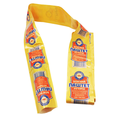 Polyamide Sausage Casing Free Sample High Barrier Cutoms Flexografia Impressão de logotipo Sausage Casing para salsichas