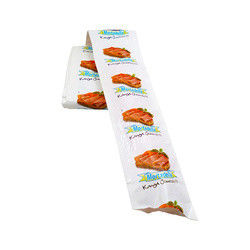 Invólucros de salsicha de plástico Tubo durável de salsicha de qualidade alimentar para processamento de carne, ideal para fabricação de salsichas