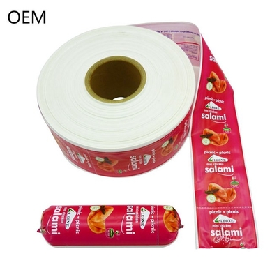 OEM carcaças de plástico de salsicha carcaças de qualidade alimentar impressão personalizada de cores personalização de logotipo