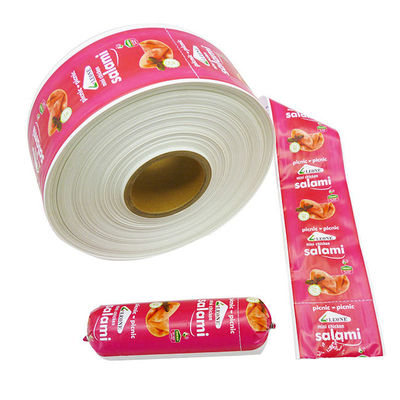 Impressão feita sob encomenda da flexografia da embalagem plástica inodora da cor da salsicha do rolo de Kingred 60mm