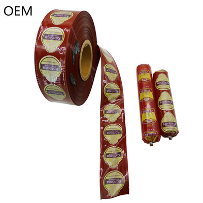 Embalagens de plástico de marca personalizada embalagens de qualidade alimentar embalagens de salsichas por atacado a preços baixos