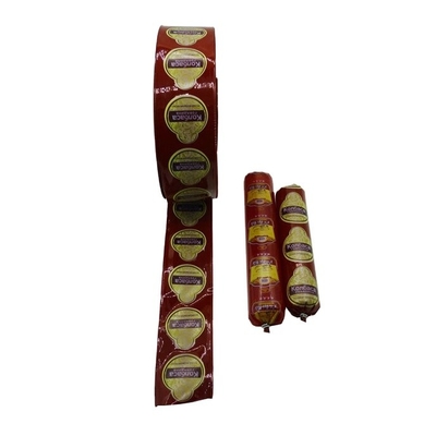 Impressão de flexografia de identidade de marca personalizada embalagens de salsichas embalagens coloridas embalagens de plástico sem odor