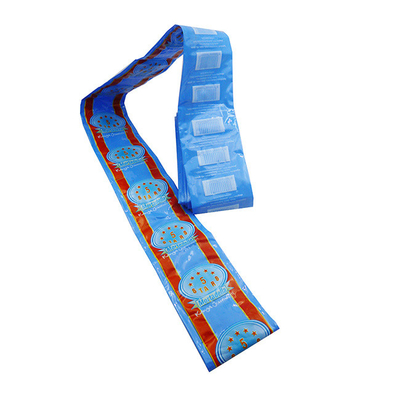 casca de salsicha artificial flexografia personalizada colorida impressão logotipo da marca embalagem de carne cascas de salsicha