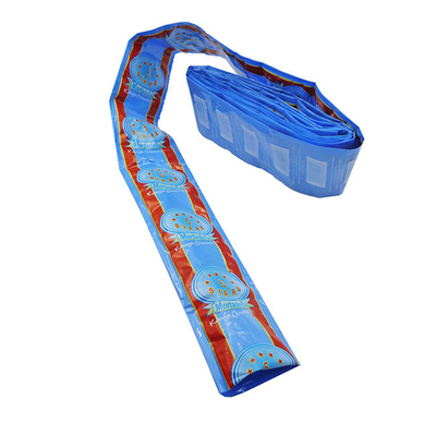 casca de salsicha artificial flexografia personalizada colorida impressão logotipo da marca embalagem de carne cascas de salsicha