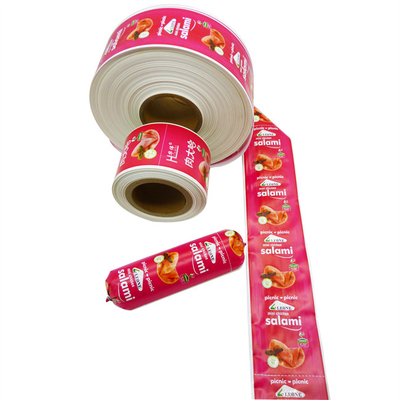 Polyamide Sausage Casing Flexografia Impressão de tamanho diferente Customs Logo Sausage Casing