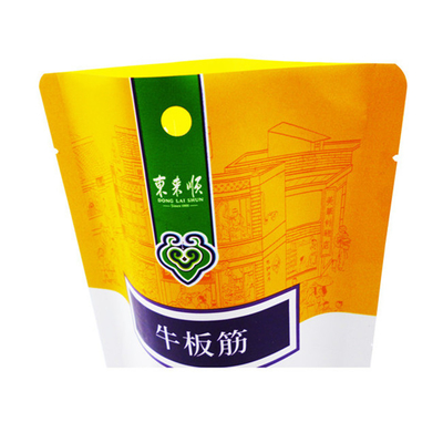 Saco de plástico de embalagem de alimentos transparente personalizado de impressão de logotipo de marca