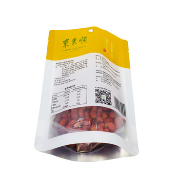 Saco de plástico de embalagem de alimentos transparente personalizado de impressão de logotipo de marca