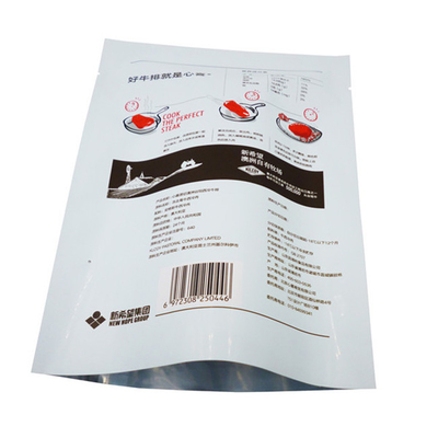 OEM bolsas de plástico de ponta logotipo de atacado de alimentos de qualidade alimentar sacos de fundo plano à prova de umidade