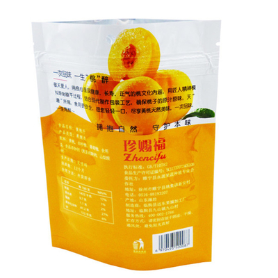 Saco de frutas de lanche personalizado, impressão digital de logotipo, saco de plástico à prova de umidade, de conservação fresca, com fecho