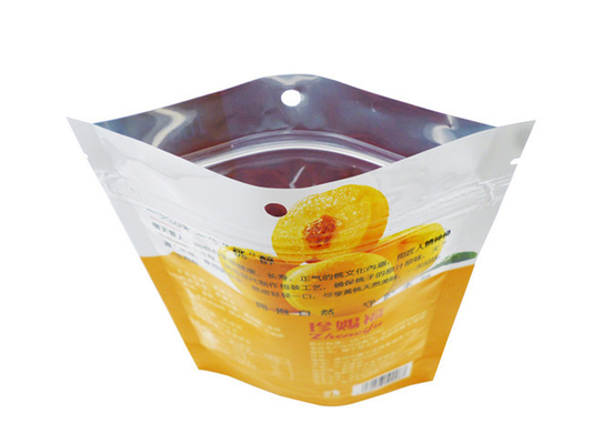Saco de frutas de lanche personalizado, impressão digital de logotipo, saco de plástico à prova de umidade, de conservação fresca, com fecho