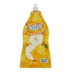 Saco de embalagem de suco para bebidas embalagem de plástico independente OEM impressão logotipo da marca