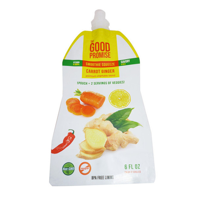 OEM preço baixo venda por atacado de suco líquido alimentos bolsas de stand-up com bolsas de boca de plástico