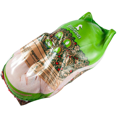 Bolsa de embalagem personalizada de carne de aves de capoeira embalagem à prova de umidade de filme de encolhimento térmico logotipo de marca personalizado de baixo custo