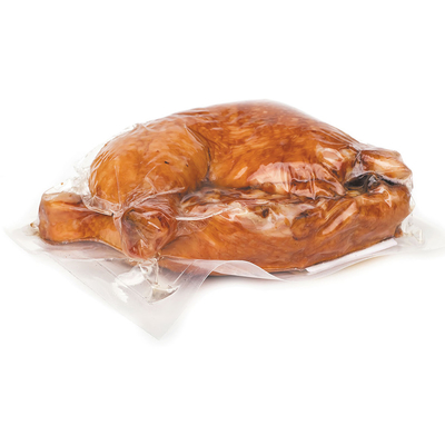 Embalagem de carne comestível OEM Saco retráctil térmico Saco de embalagem a vácuo de alimentos para aves de capoeira