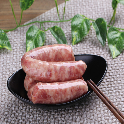 Cascas de salsichas artificiais com colágeno comestível para salsichas fumadas