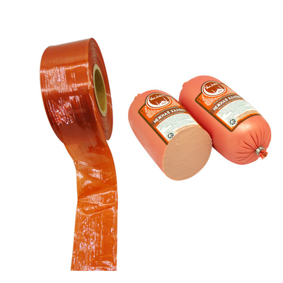 Polyamide Sausage Casing 75mm Custom Logo Flexografia Impressão Sausage Casing Para mortadella