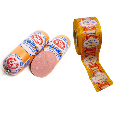 Retorte cozido a vapor tipo de rolo colorido Flexografia Impressão Saciaria de plástico Casca para cachorro-quente
