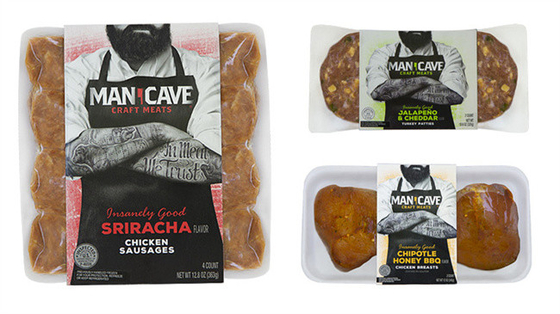 Saco de comida de vácuo de nylon espessado fechado Saco comercial de bife Salsicha Bacon Deli Frutos do mar Sacos de embalagem selados