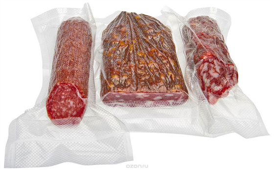 Os vendedores diretos de fábrica usam sacos de embalagem de alimentos selados a vácuo transparentes