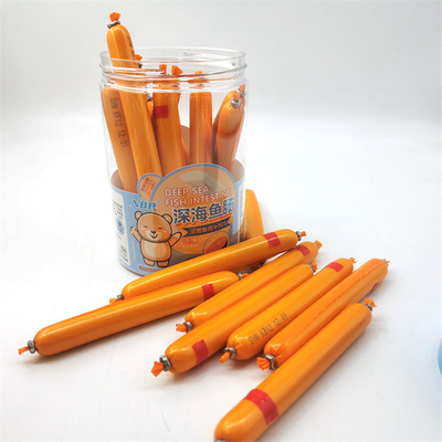 100% de qualidade alimentar LOGO de personalização Impressão PVDC Casing para salsichas