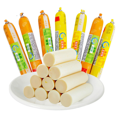 Impressão viva Resistente a altas temperaturas PVDC Película de revestimento de plástico de salsichas para salsichas