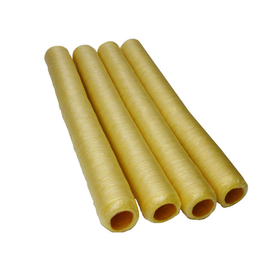 Cascas de salsichas de colágeno de cor natural de grande calibre para salsichas fritas