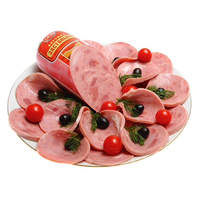 Grau de alimentos OEM Custom Flexografia Impressão de caixas de salsichas de plástico para salsichas de salame