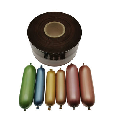 Invólucros de Nylon para Salsicha de Grau Alimentício Halal com Logotipo Personalizado Impresso, Calibre de 20-100mm para Processamento de Carne