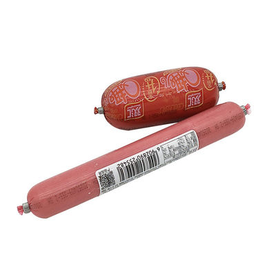 Logotipo personalizado Impresso alimentos de grau de plástico salsicha resistente ao calor