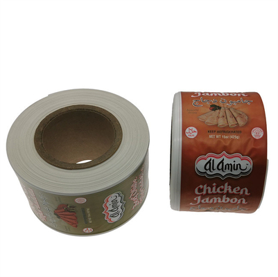 Impressão de marca personalizada Cascas de salsichas de plástico mate para salsichas