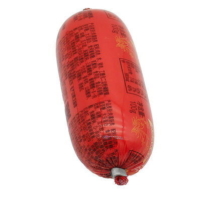 Logotipo personalizado Impresso alimentos de grau de plástico salsicha resistente ao calor