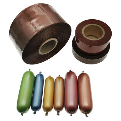 Filme para Embutidos de Linguiça PA e Filme Termoencolhível de Nylon com Coextrusão de 5 Camadas, Encolhimento de 12%-25% e Espessura de 25um-75um para Embalagem de Linguiça de Carne