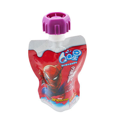 Kingred Custom Logo Metallizado Stand Up Spout Pouch para embalagens de alimentos e bebidas